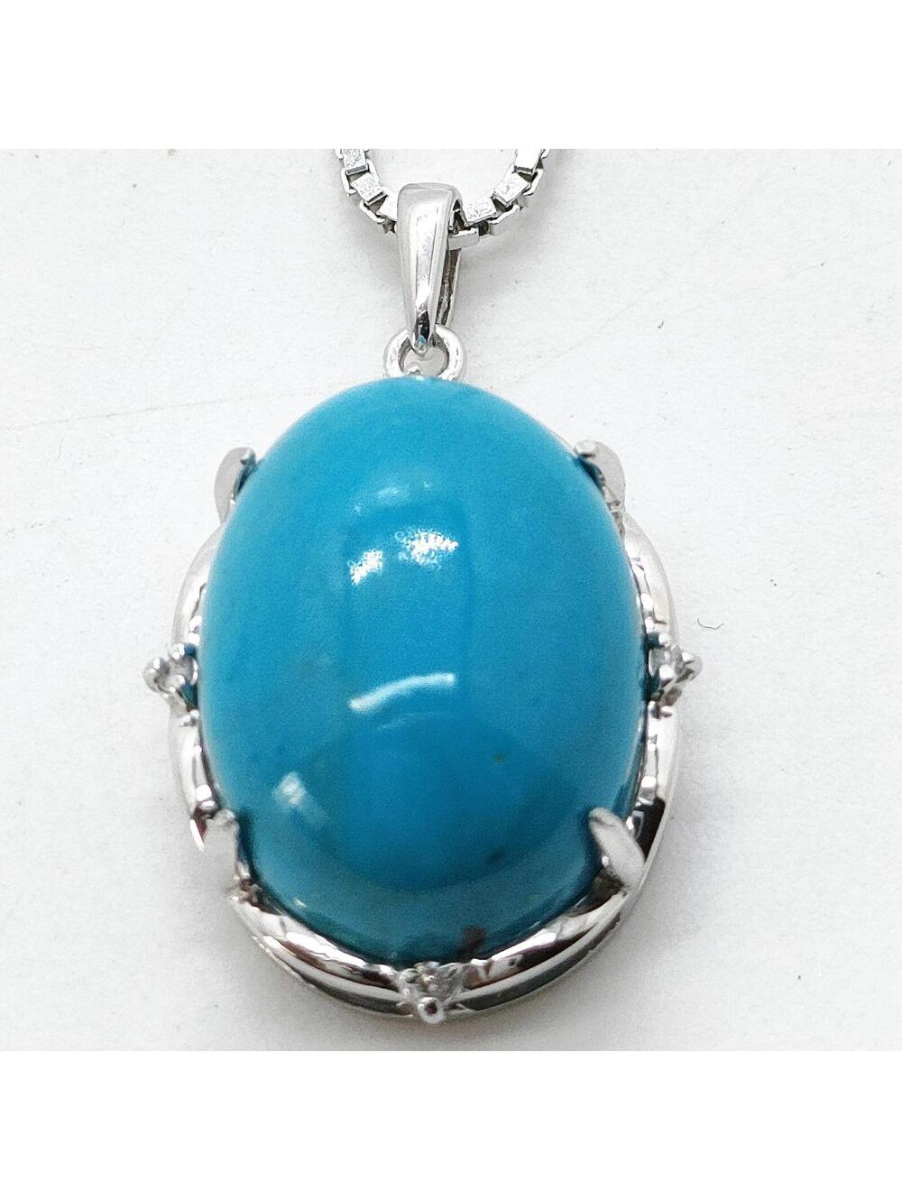 Jewelry Necklace 12ct Silver Blue 2661181